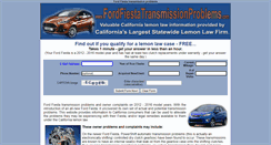 Desktop Screenshot of fordfiestatransmissionproblems.com